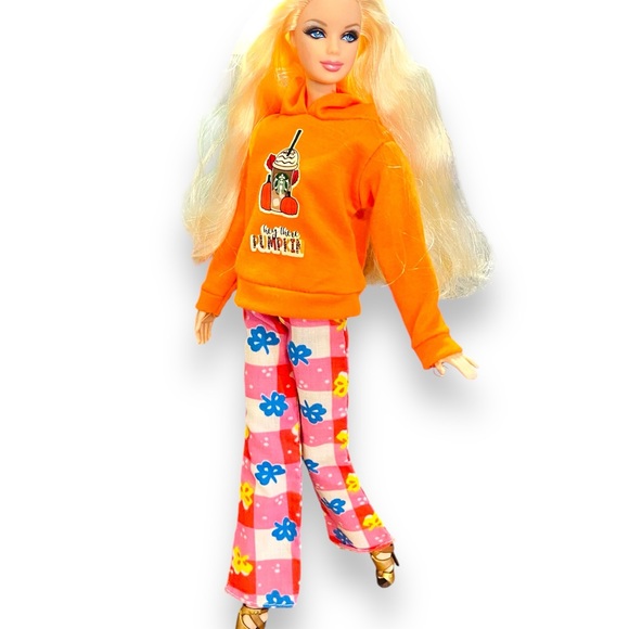 Barbie “ Hey there Pumpkin” Doll Outfit w/Handmade doll Purse- Doll Not included - Picture 7 of 13